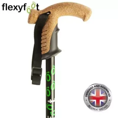 flexyfoot folding walking stick cork handle 400x400